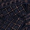 Dark Blue Velvet Jodhpuri Suit with Self-Texture